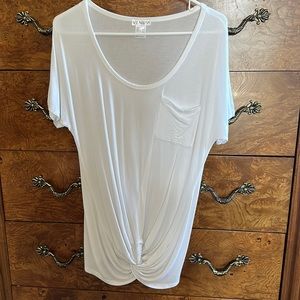 New twisted knot t-shirt.